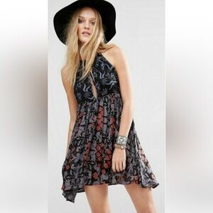 Free People Floral Mini Dress